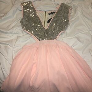 Pink Sparkly Cocktail/Party Dress